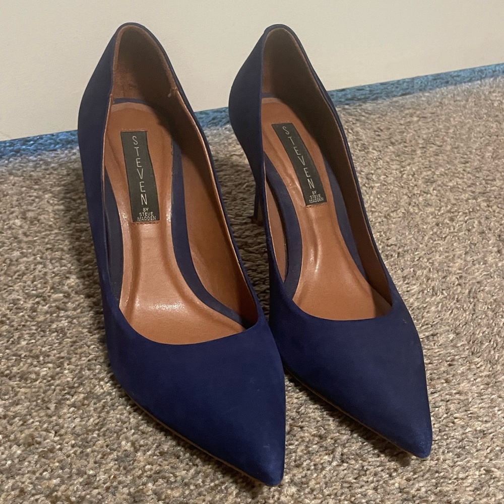 Blue heels